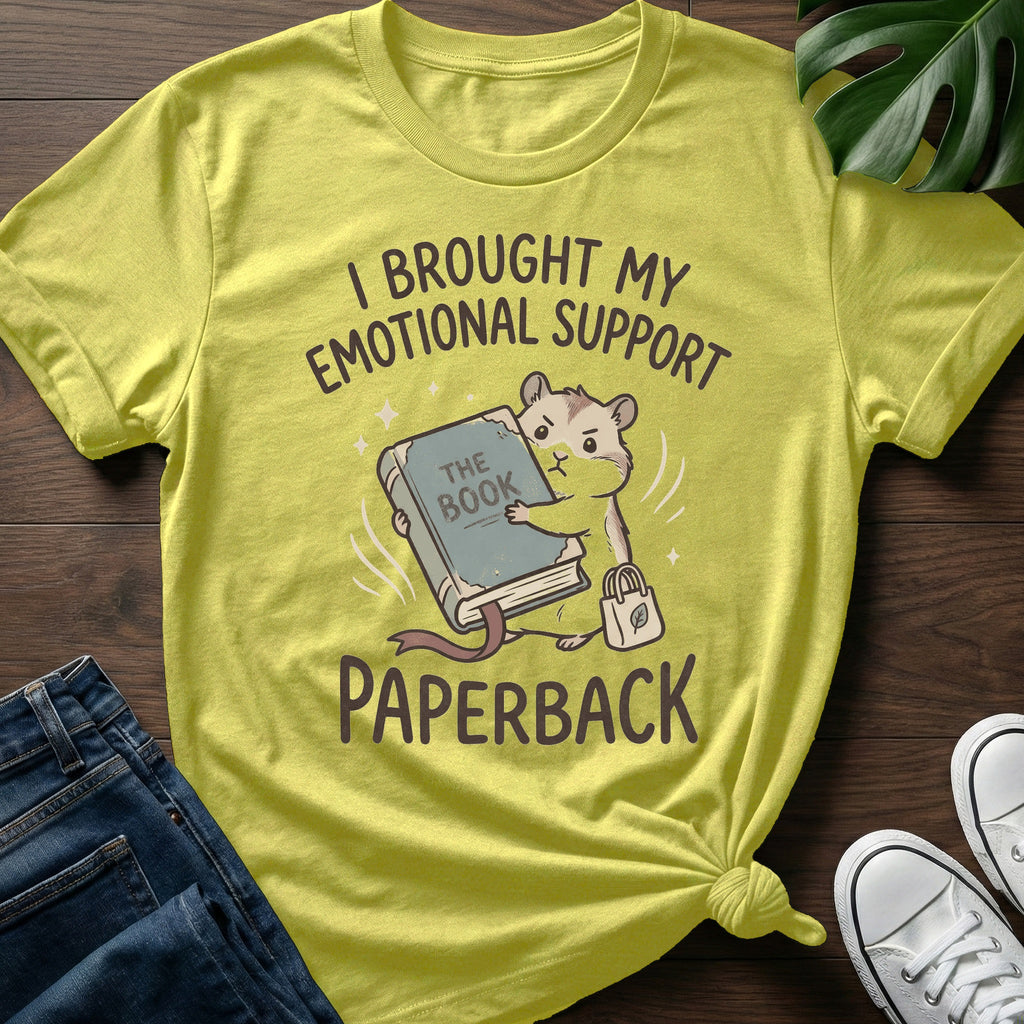 Emotional Support Book T-Shirt