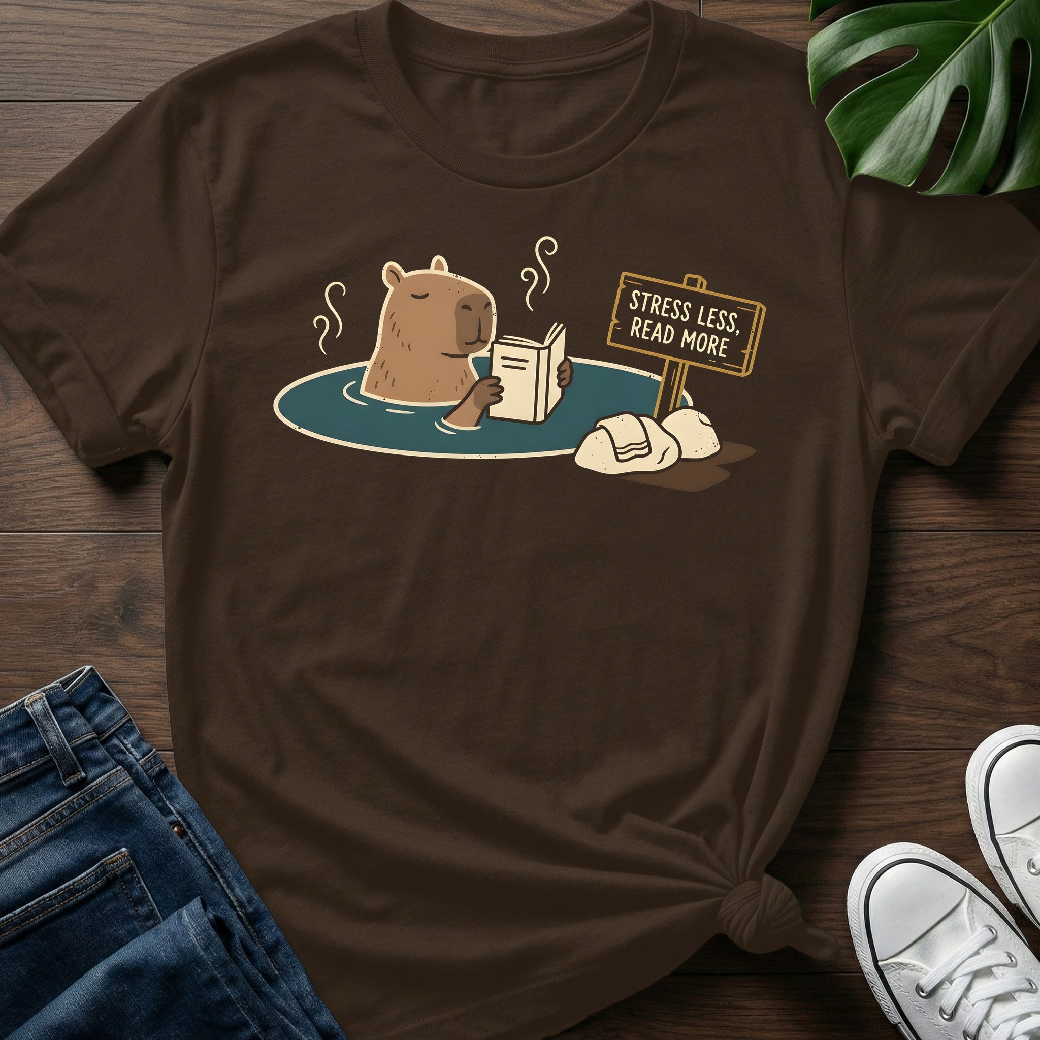 Stress Less Read More T-Shirt