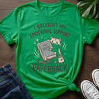 Emotional Support Book T-Shirt