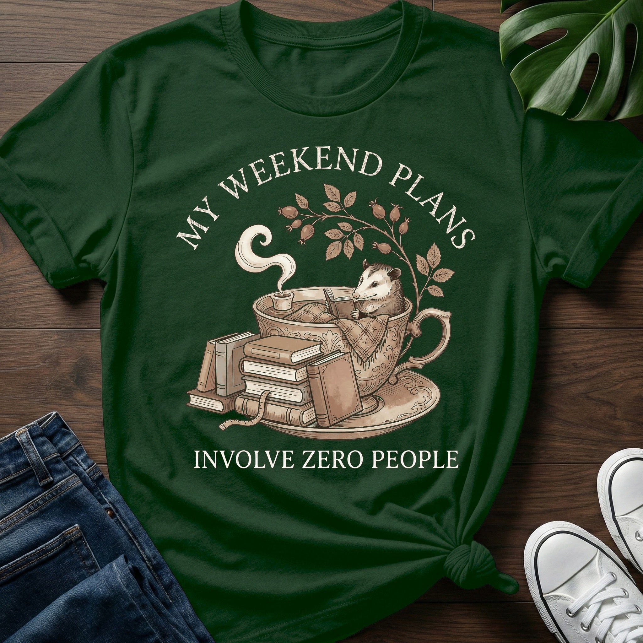 Weekend Plans Zero People T-Shirt