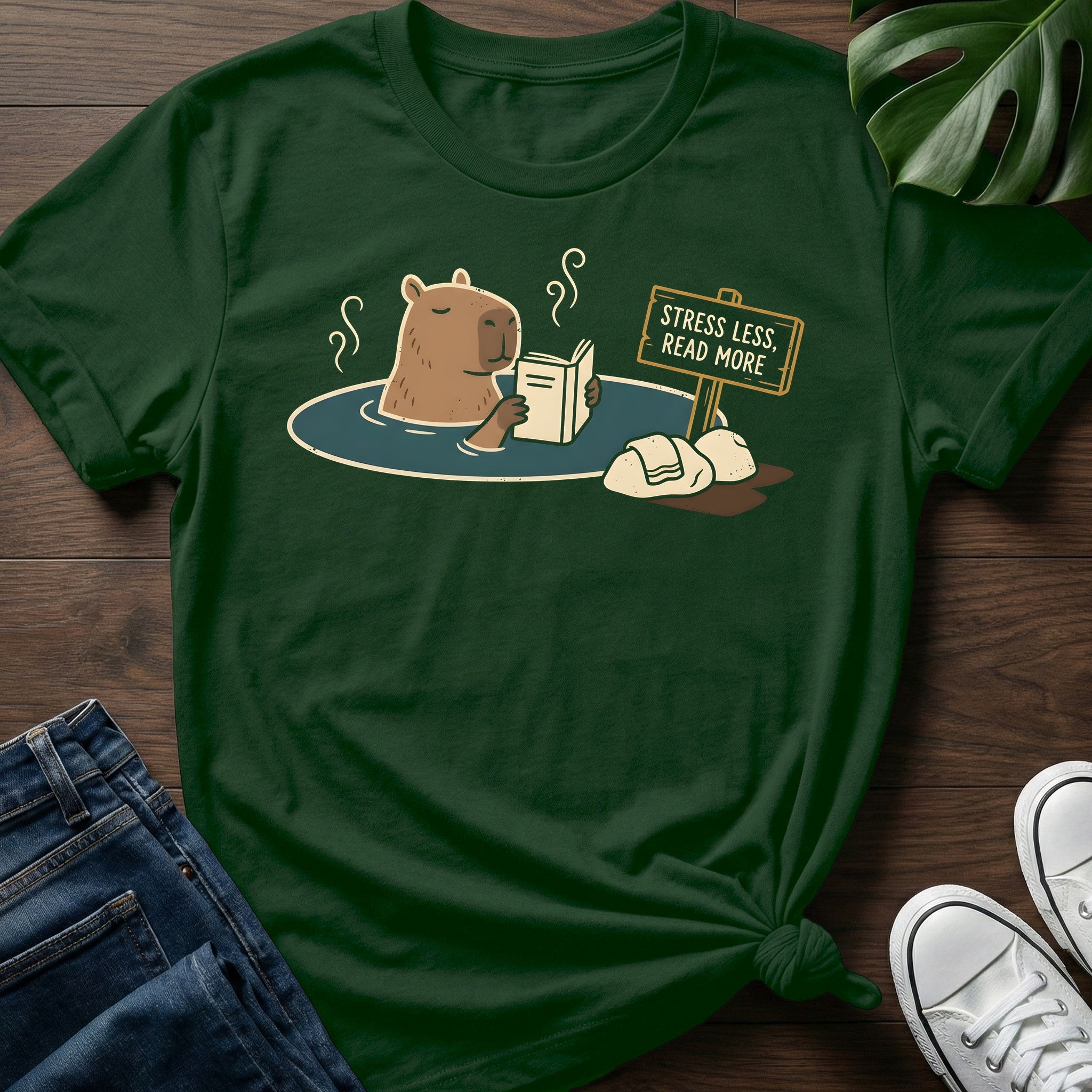 Stress Less Read More T-Shirt