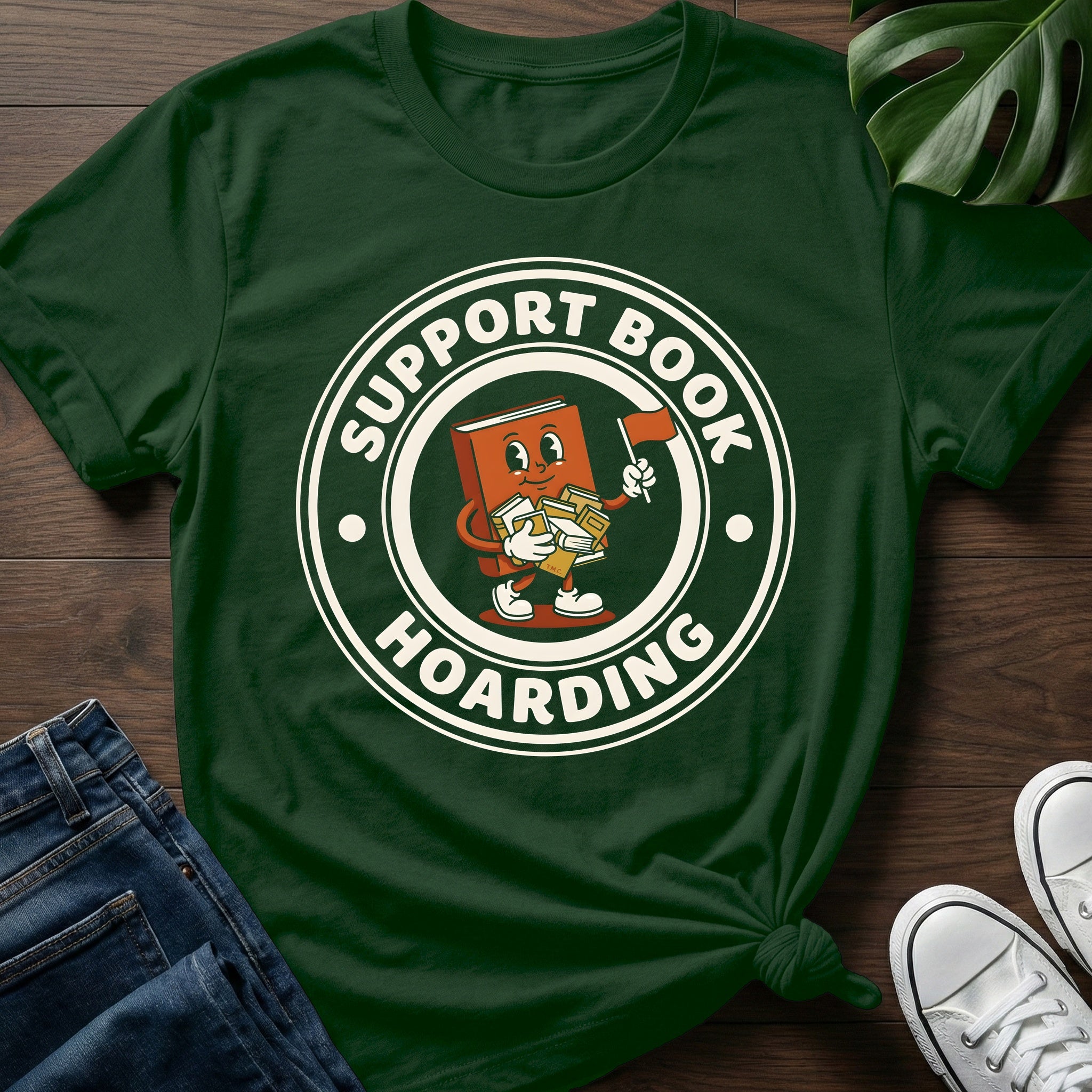 Support Book Hoarding T-Shirt