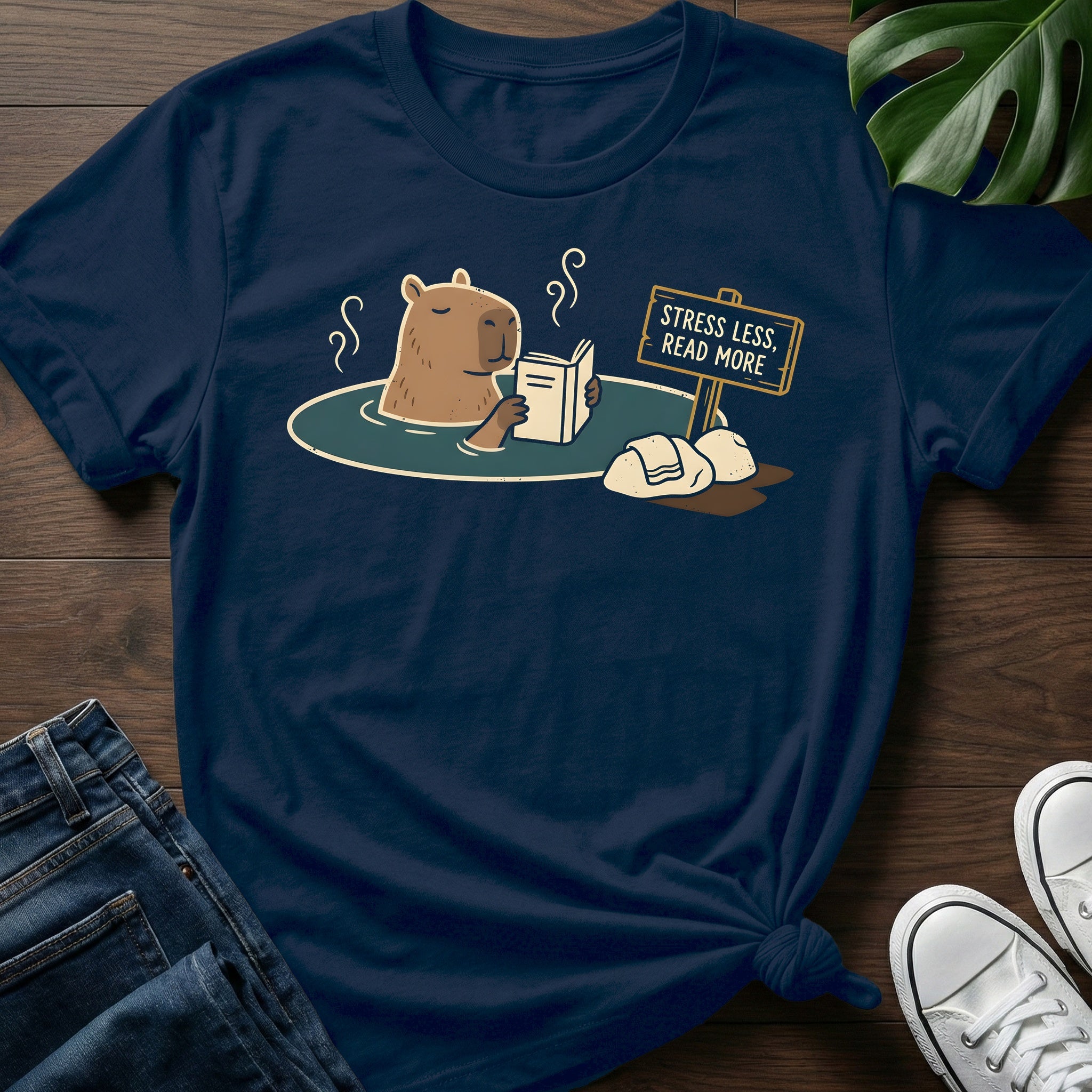 Stress Less Read More T-Shirt