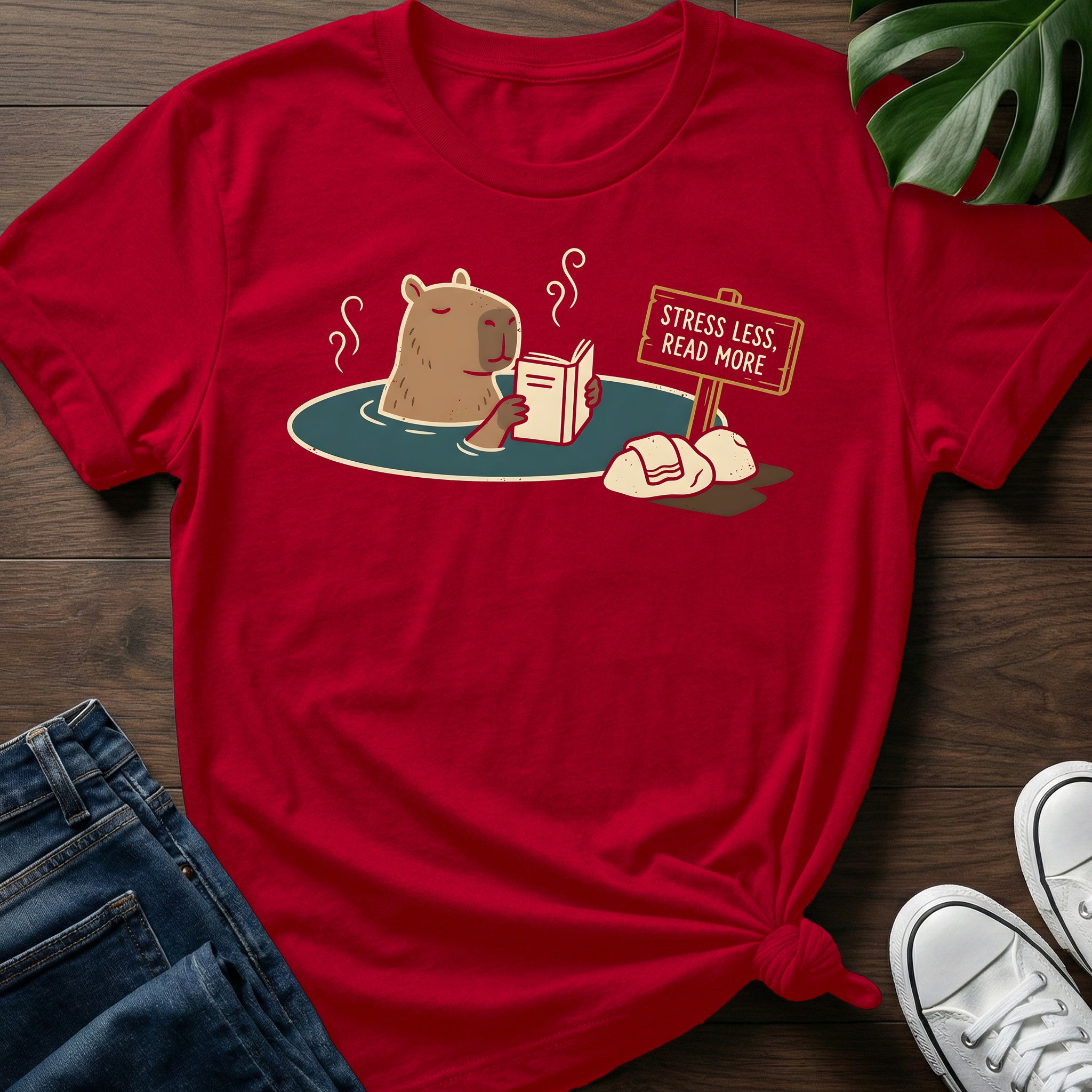 Stress Less Read More T-Shirt