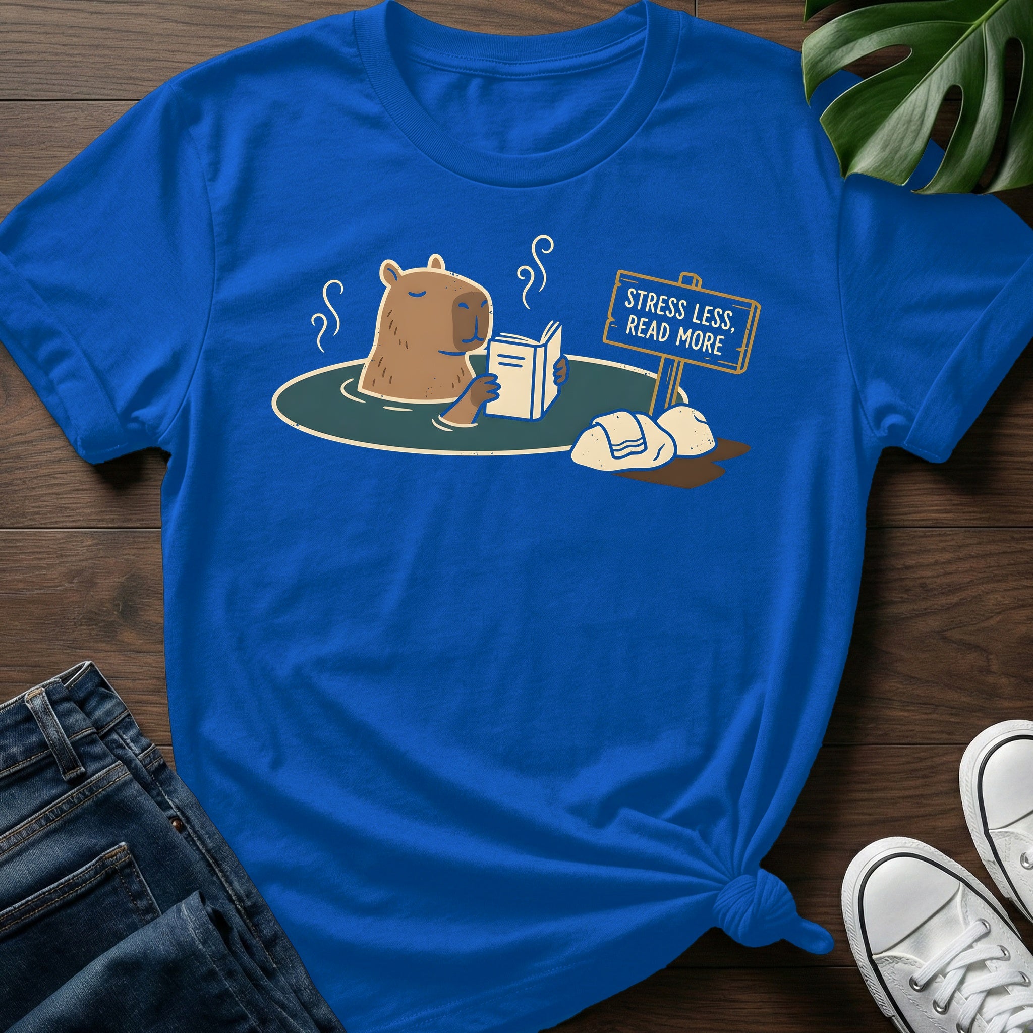 Stress Less Read More T-Shirt
