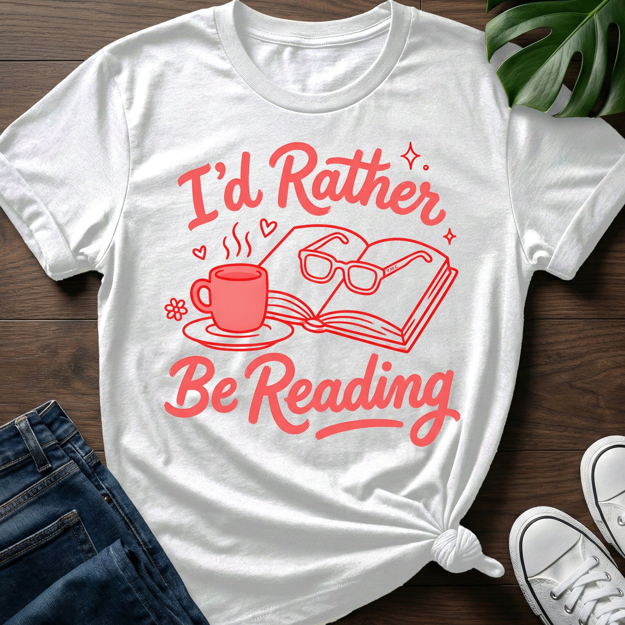 Id Rather Be Reading T-Shirt